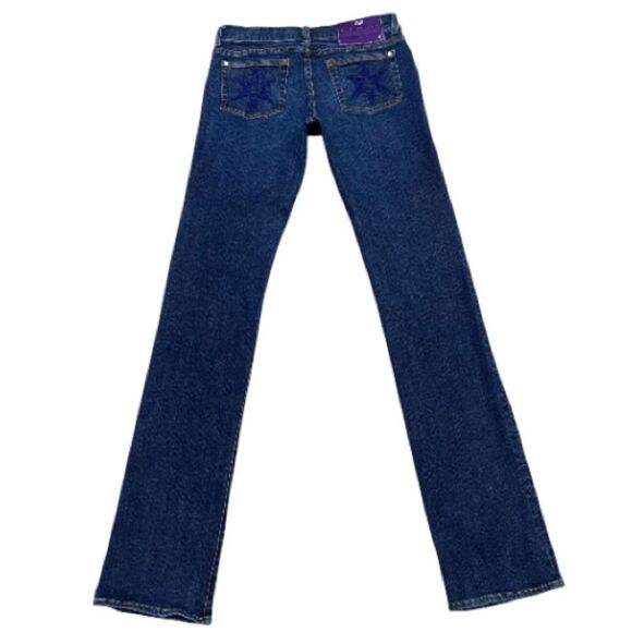 Victoria Beckham dVb Straight Leg Premium Denim Jeans 26x34 LNWO Tags - Picture 3 of 12